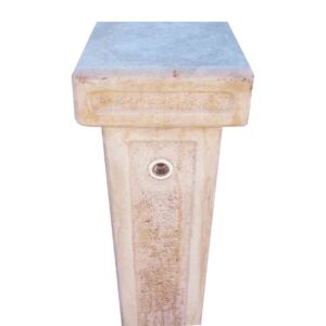 Cismea rustica Fantana din Beton Gri pentru Gradina