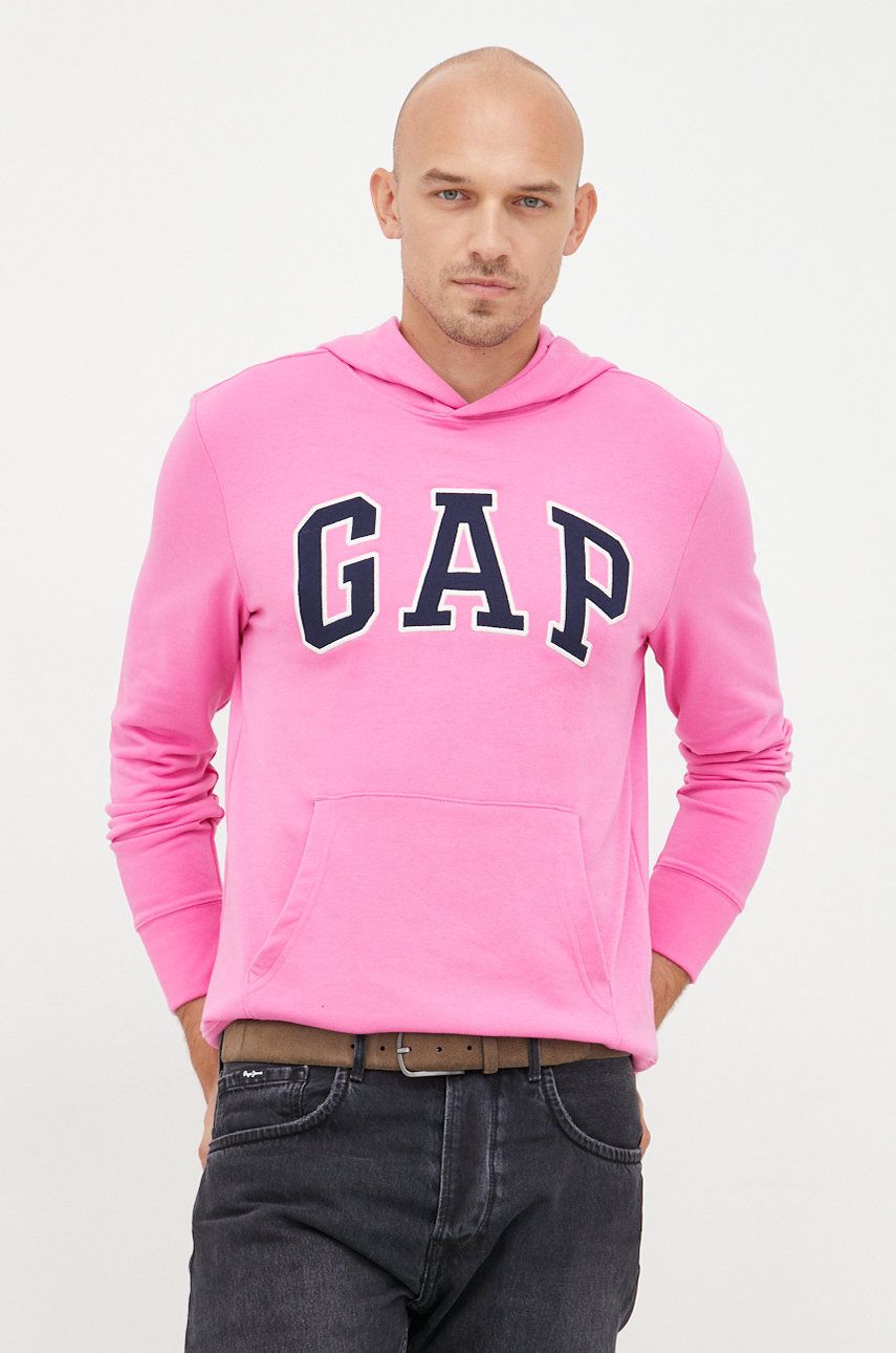 GAP bluza culoarea roz, cu imprimeu