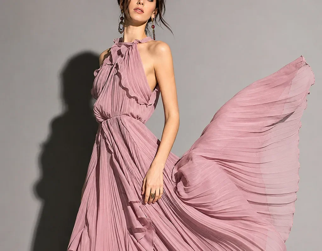 Rochie midi clos tafta